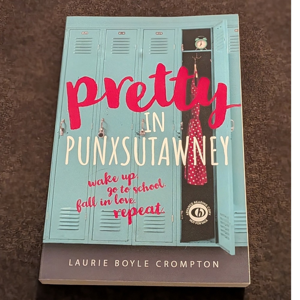 Pretty in Punxsutawney Laurie Boyle Crompton Signed ARC Paperback 2019 YA Novel